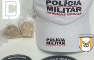 Polícia Militar Rodoviária apreende duas pedras grandes de crack na BR-474 em Caratinga